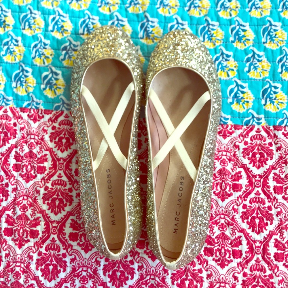 Marc Jacobs Glitter Flat